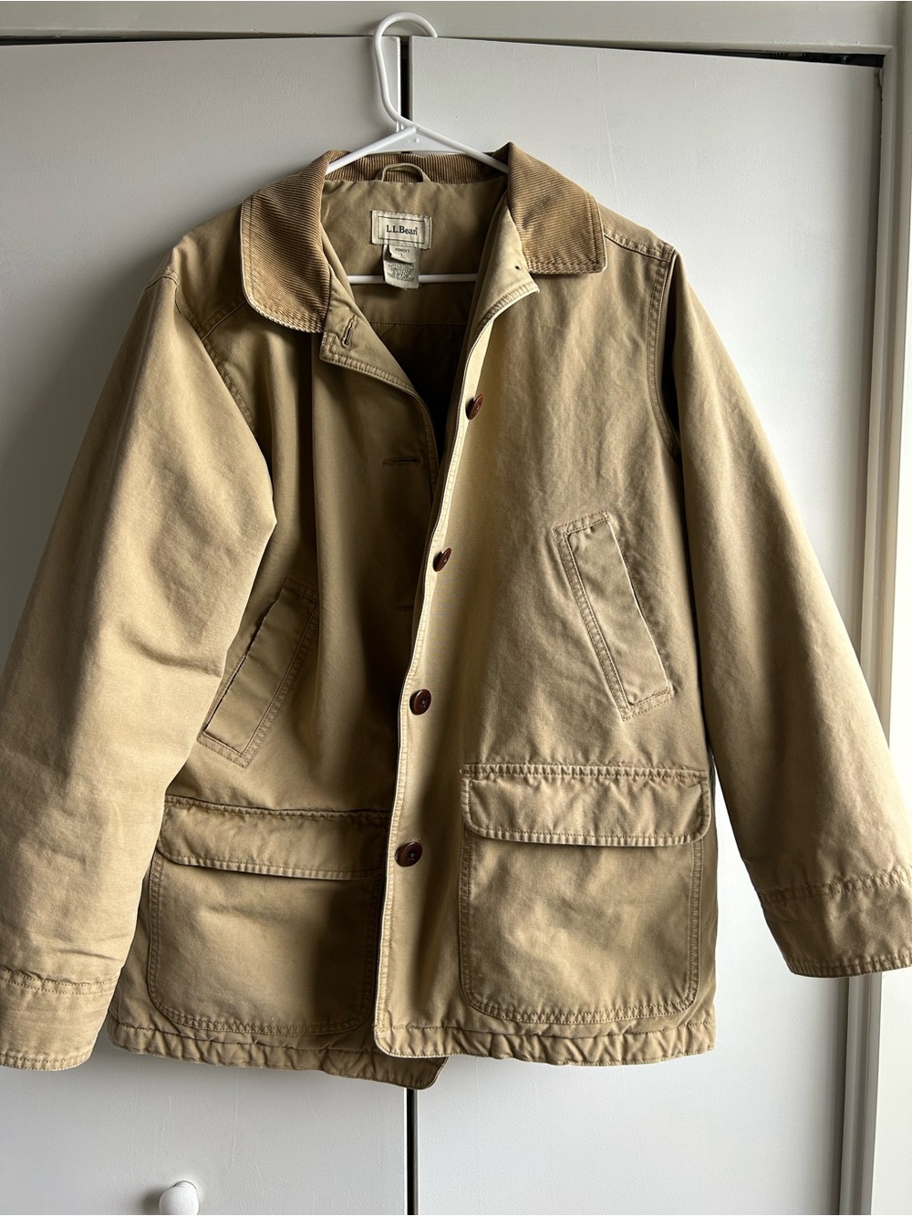 L.L. Bean Women’s Tan Work Barn Chore Coat Jacket